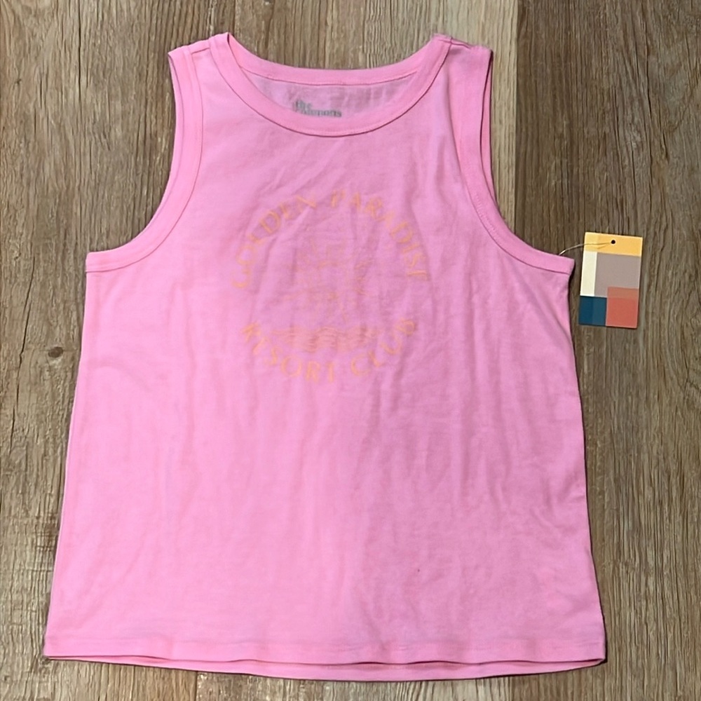 NWT girls graphic tank top The Commons XL 16-18
